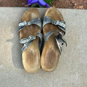 Naot Kate Rhinestone Crystal Buckle Sandals